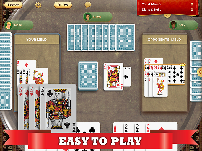 Canasta · 4 Players · Play Free Online